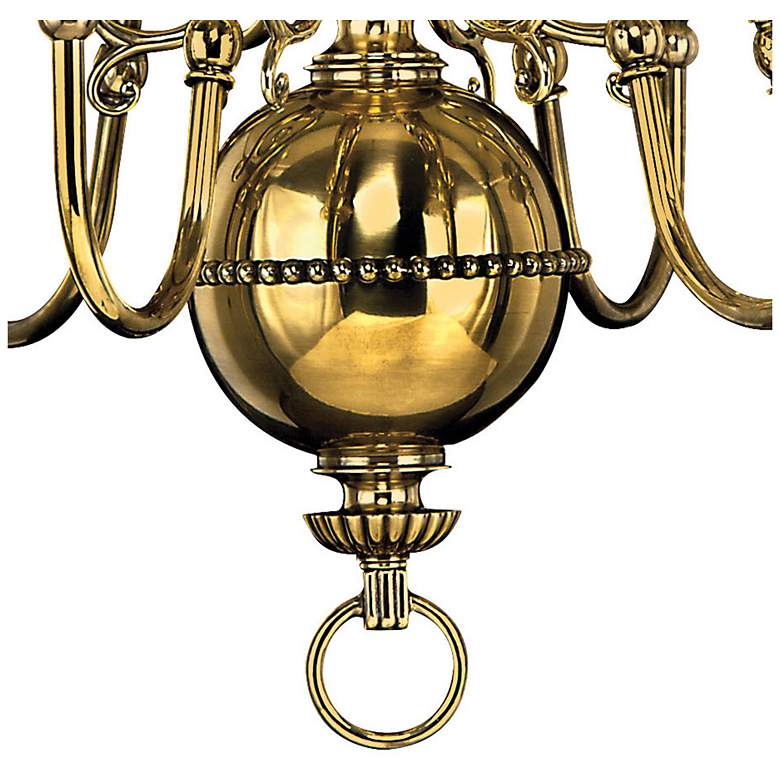 Image 5 Hinkley Cambridge 29" Wide Traditional Brass Candelabra Chandelier more views