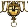 5_Hinkley Cambridge 29" Wide Traditional Brass Candelabra Chandelier more views