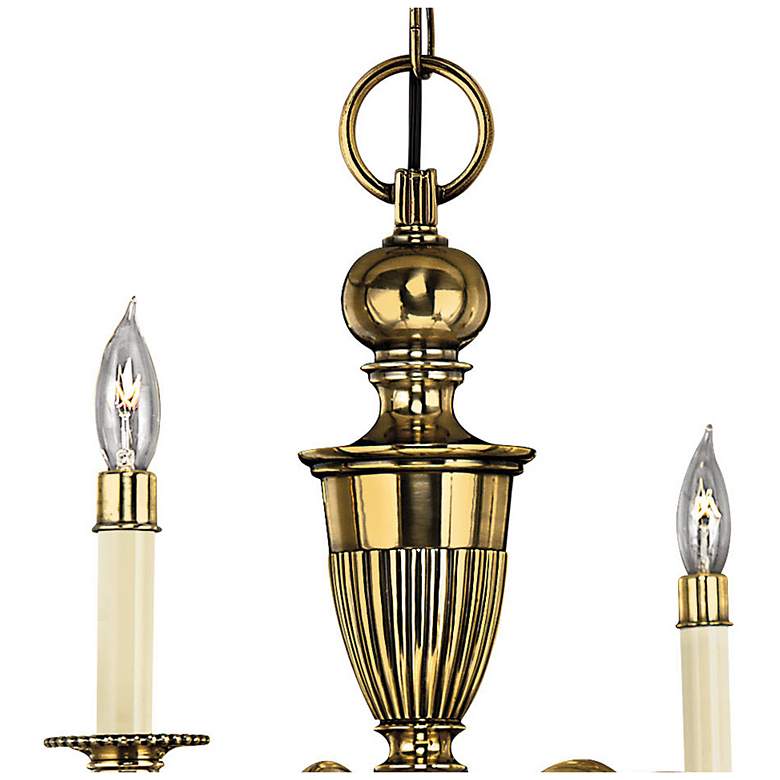 Image 6 Hinkley Cambridge 29" Wide Traditional Brass Candelabra Chandelier more views