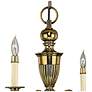 6_Hinkley Cambridge 29" Wide Traditional Brass Candelabra Chandelier more views