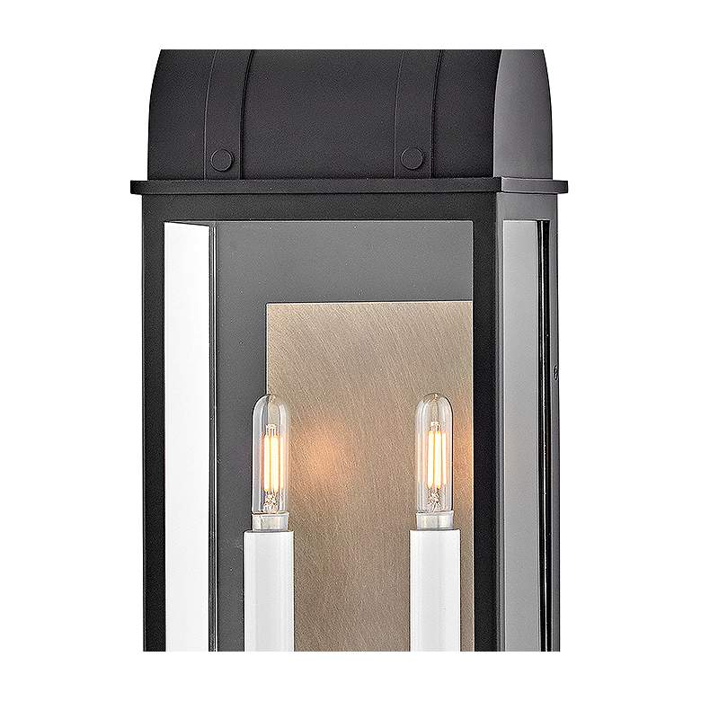Image 2 Hinkley Campbell 21 3/4"H Black 2-Light Outdoor Wall Light more views