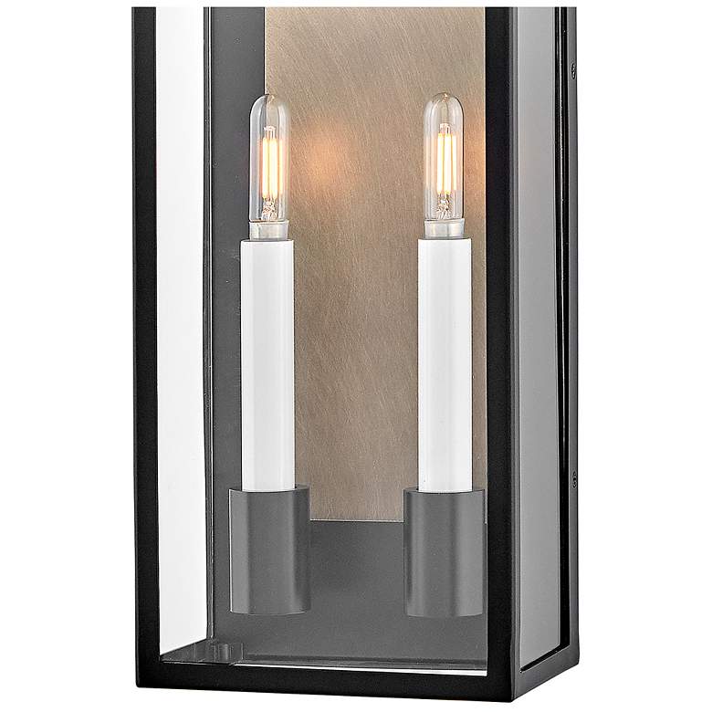 Image 7 Hinkley Campbell 21 3/4"H Black 2-Light Outdoor Wall Light more views