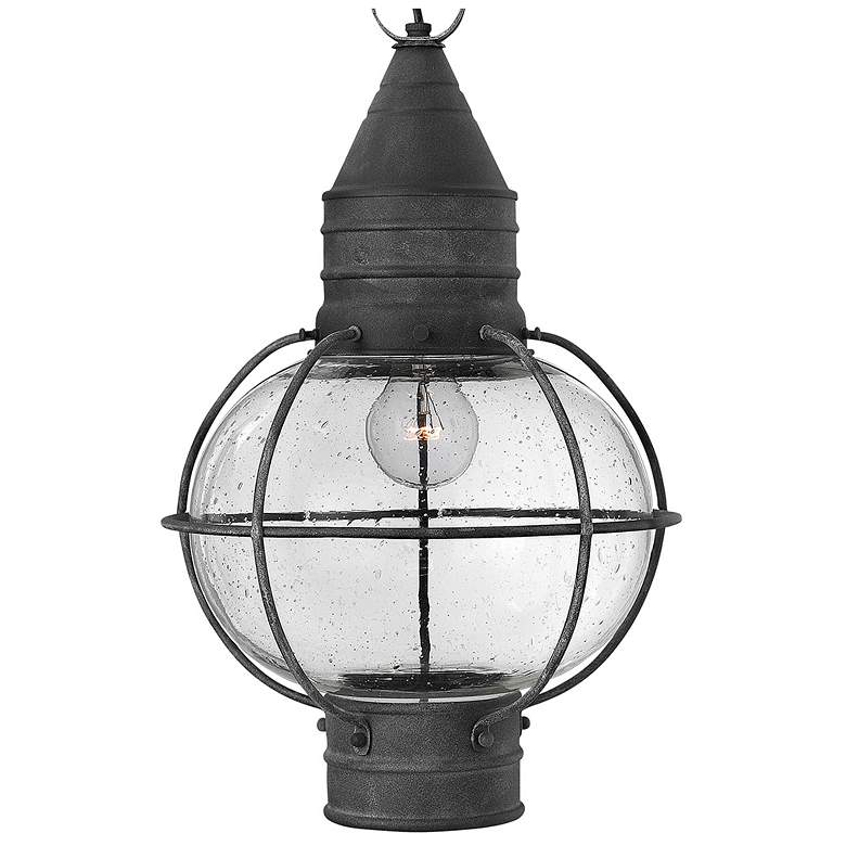 Image 3 Hinkley Cape Cod 11" Wide Aged Zinc Outdoor Hanging Light more views