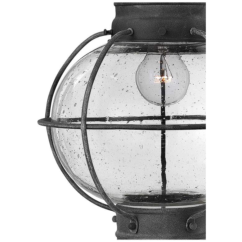 Image 5 Hinkley Cape Cod 11" Wide Aged Zinc Outdoor Hanging Light more views