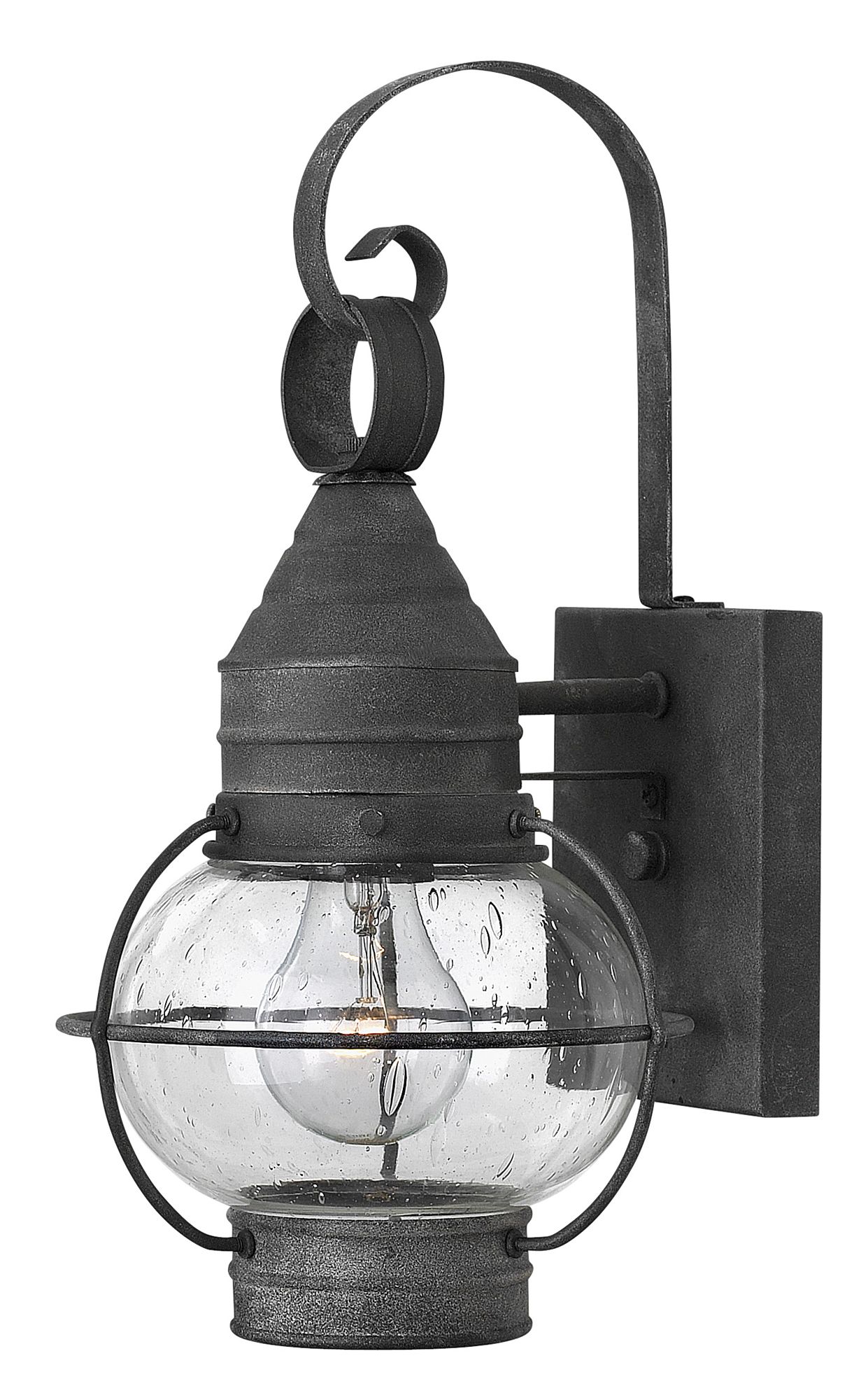 Image 2 Hinkley Cape Cod 14" High Aged Zinc Outdoor Wall Light more views