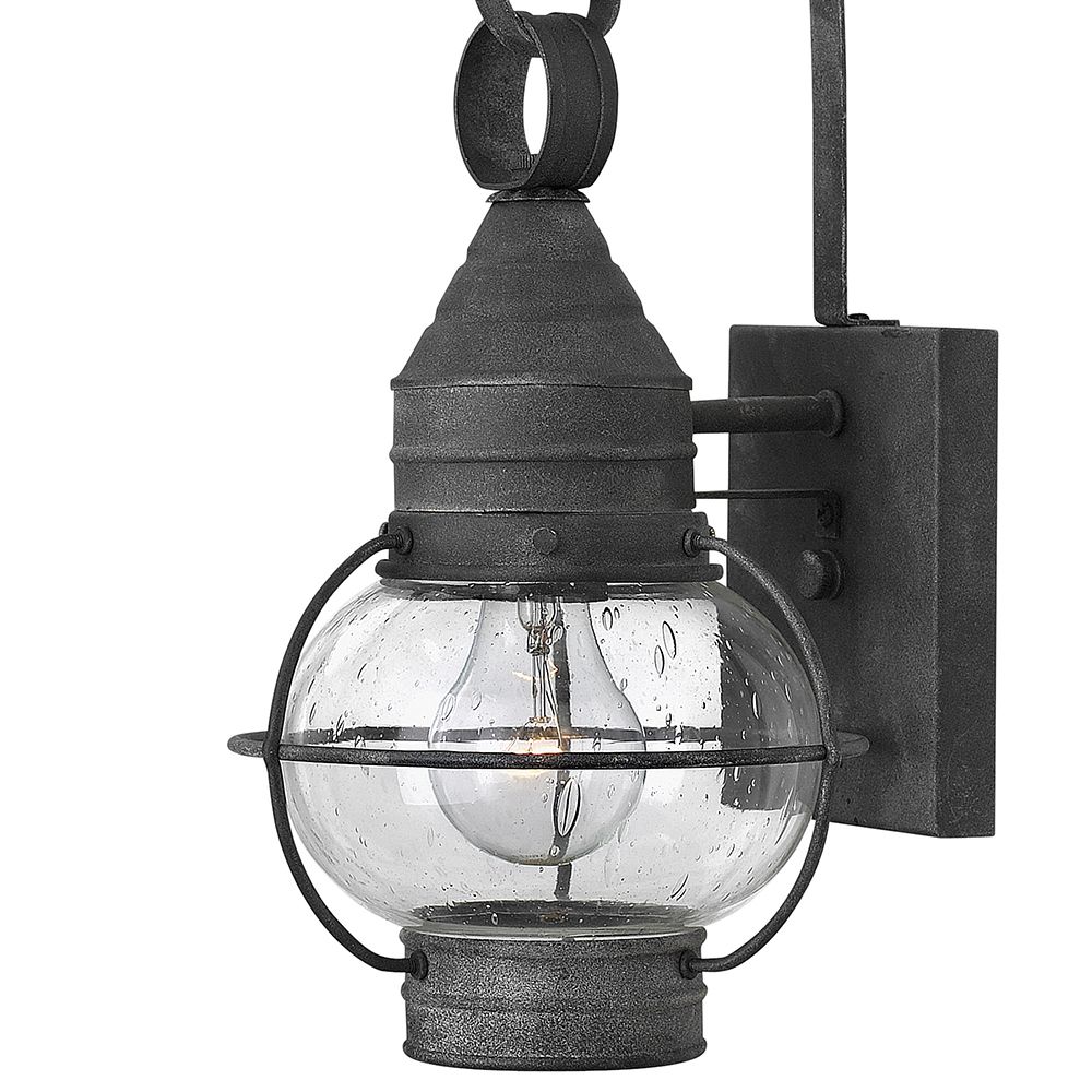 Image 3 Hinkley Cape Cod 14" High Aged Zinc Outdoor Wall Light more views