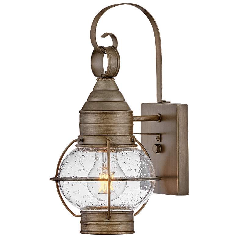 Image 1 Hinkley Cape Cod 14 inch High Burnished Bronze Outdoor Wall Light