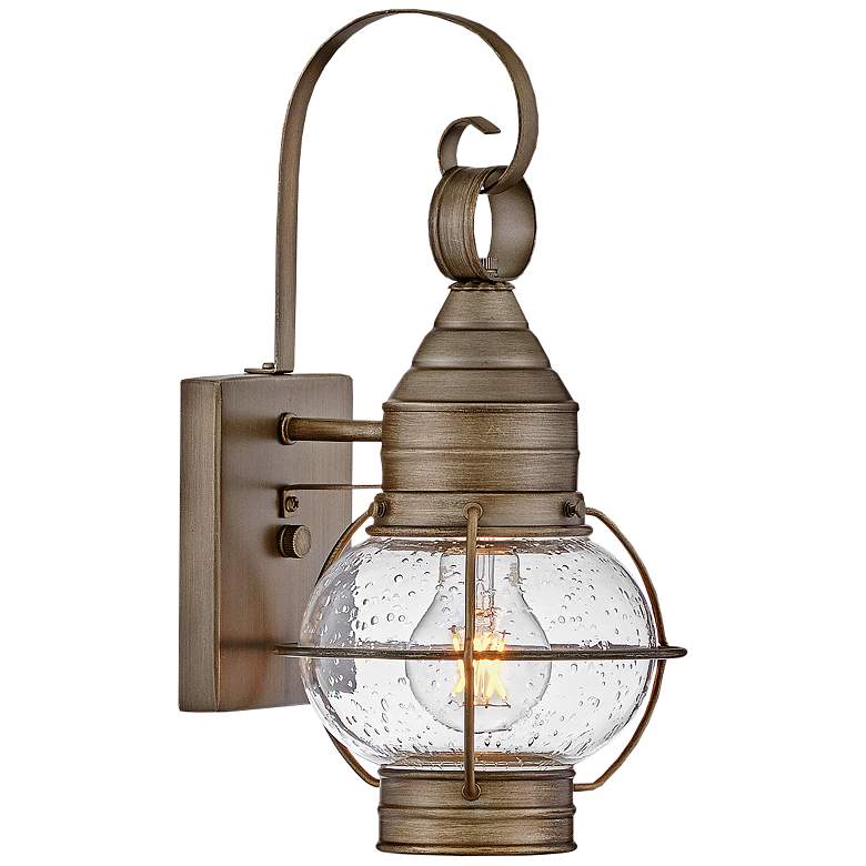 Image 1 Hinkley Cape Cod 14 inch High Burnished Bronze Outdoor Wall Light