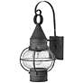 Hinkley Cape Cod 18" High Aged Zinc Outdoor Lantern Wall Light