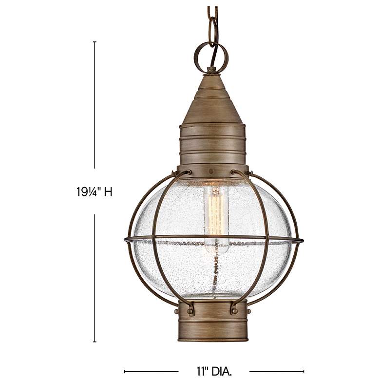 Image 3 Hinkley Cape Cod 19 1/4" High Bronze Outdoor Hanging Light more views