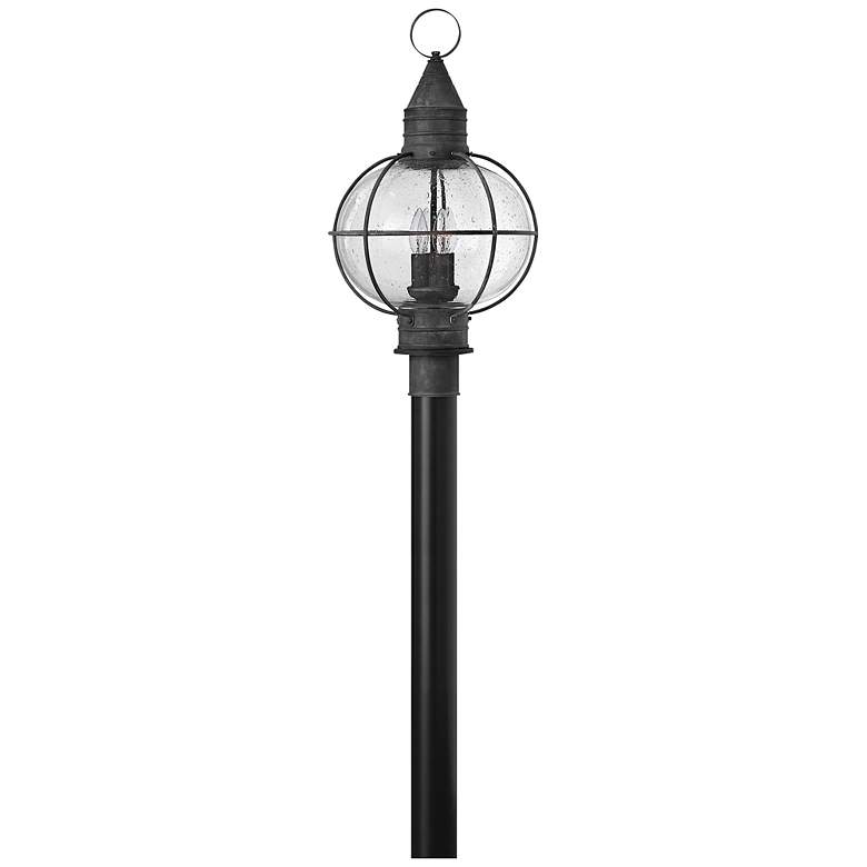 Image 1 Hinkley Cape Cod 21 1/4" High Aged Zinc Outdoor Post Light