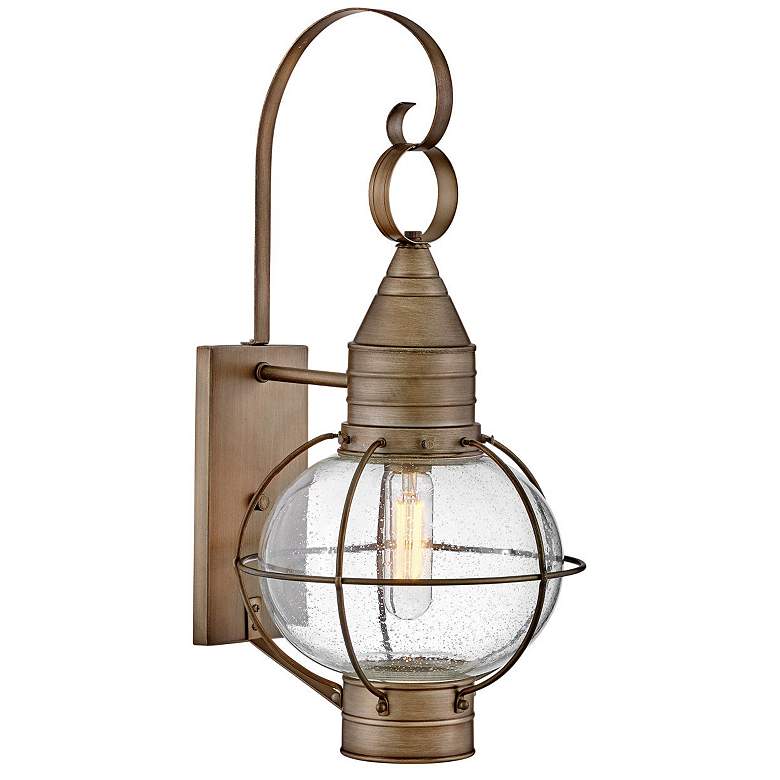 Image 1 Hinkley Cape Cod 23 1/2 inch Burnished Bronze Outdoor Lantern Wall Light