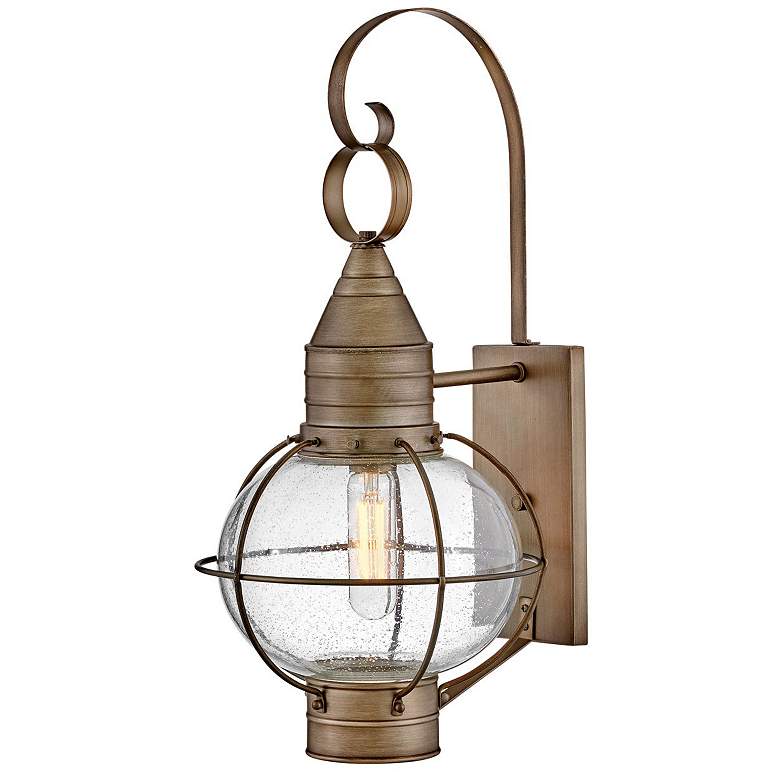 Image 1 Hinkley Cape Cod 23 1/2" Burnished Bronze Outdoor Lantern Wall Light