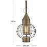3_Hinkley Cape Cod 23 1/2" Burnished Bronze Outdoor Lantern Wall Light more views