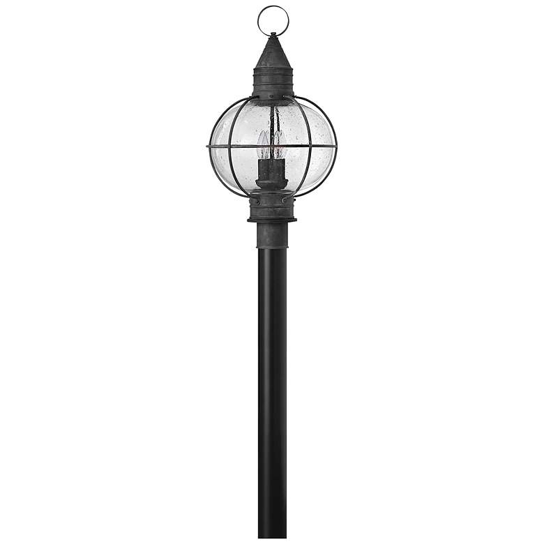 Image 1 Hinkley Cape Cod 23 3/4" High Aged Zinc Outdoor Post Light