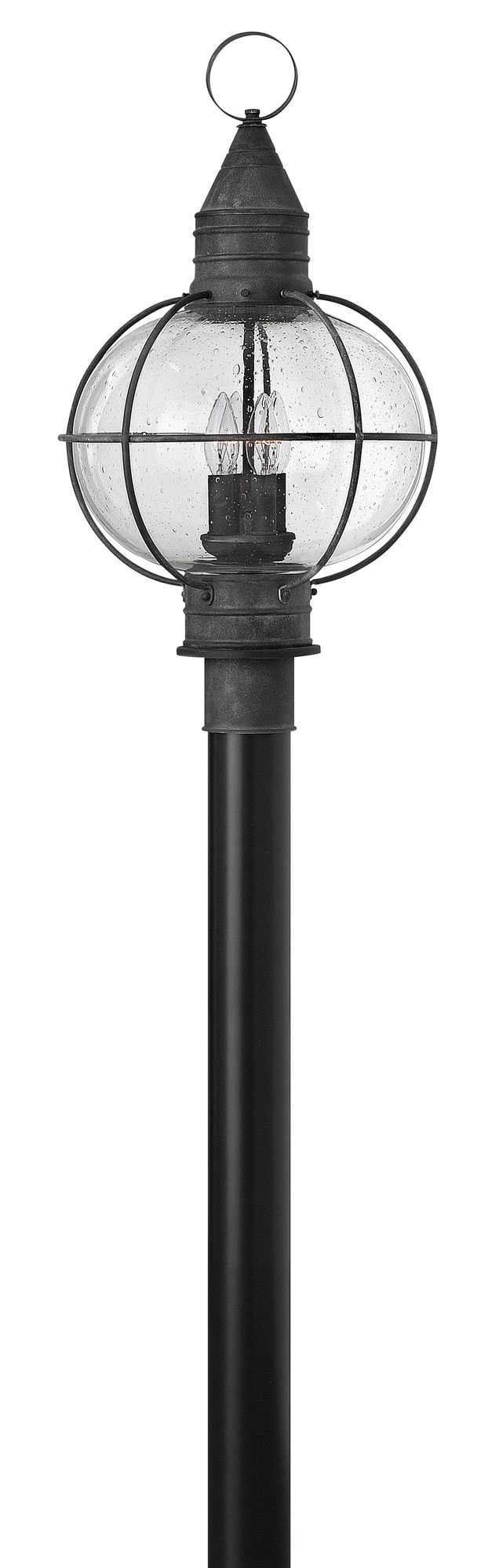 Thumbnail2 of Hinkley Cape Cod 23 3/4" High Aged Zinc Outdoor Post Light more views