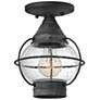 Hinkley Cape Cod 7" Wide Aged Zinc Outdoor Ceiling Light