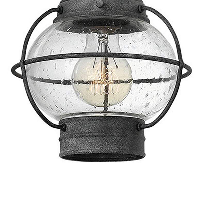 Image 2 Hinkley Cape Cod 7" Wide Aged Zinc Outdoor Ceiling Light more views