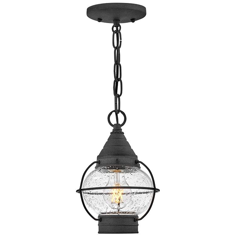 Image 4 Hinkley Cape Cod 7" Wide Aged Zinc Outdoor Ceiling Light more views