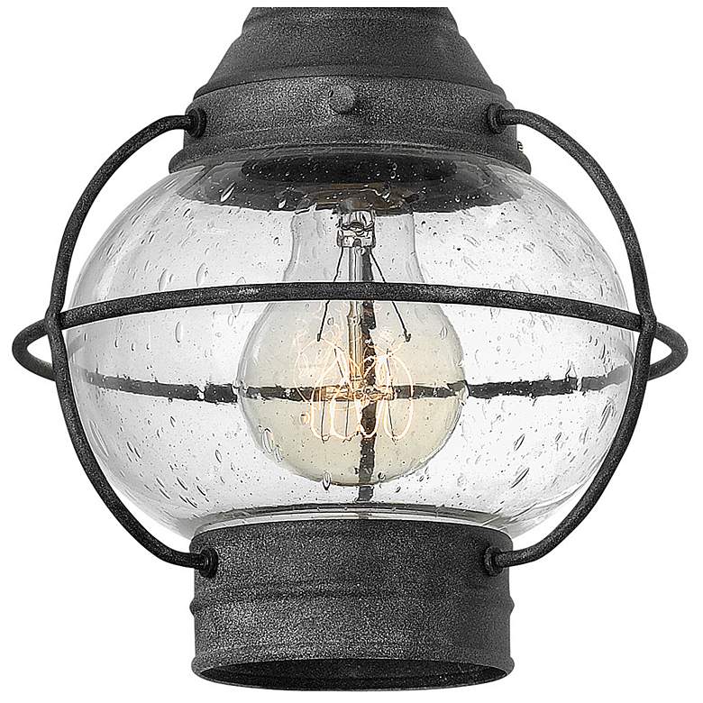 Image 5 Hinkley Cape Cod 7" Wide Aged Zinc Outdoor Ceiling Light more views