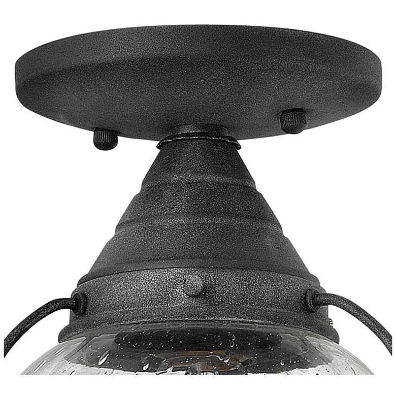 Image 6 Hinkley Cape Cod 7" Wide Aged Zinc Outdoor Ceiling Light more views