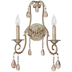 Hinkley Carlton 19&quot; High Silver Leaf Wall Sconce