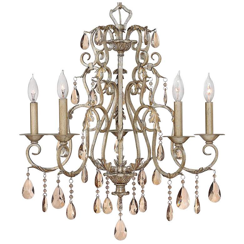 Image 6 Hinkley Carlton 24" Wide Gold and Amber Crystal Traditional Chandelier more views
