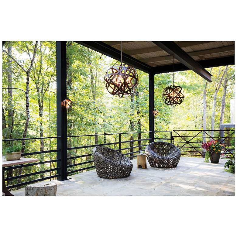 Image 4 Hinkley Carson 10 1/2"H Vintage Iron LED Outdoor Wall Light more views