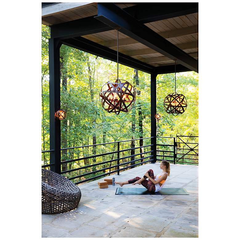 Image 5 Hinkley Carson 10 1/2"H Vintage Iron LED Outdoor Wall Light more views