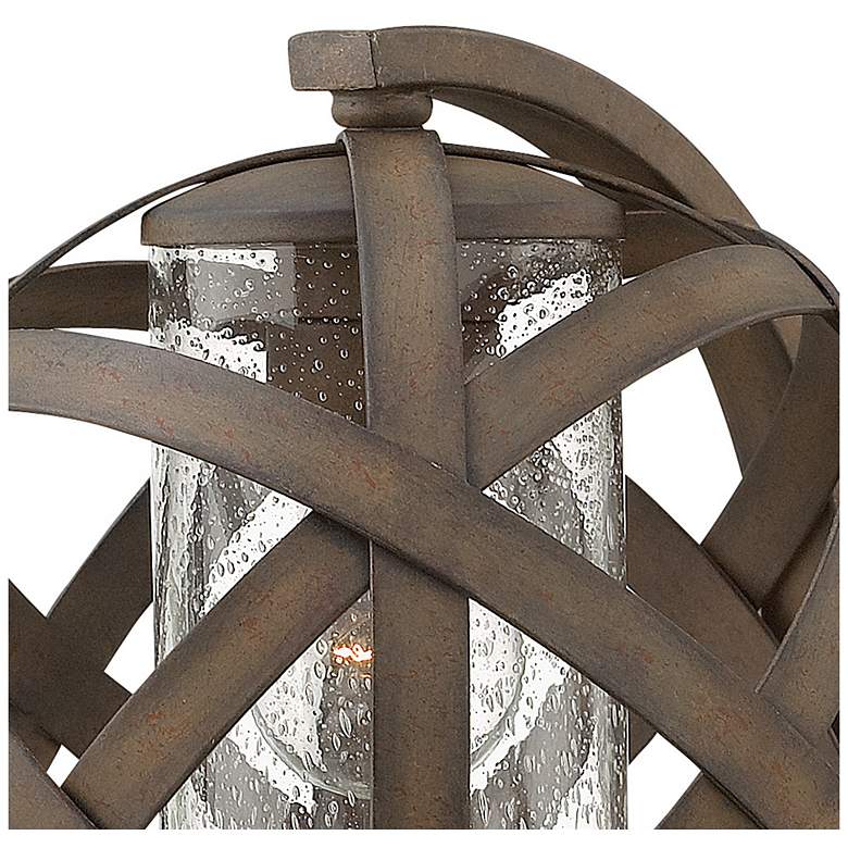 Image 7 Hinkley Carson 10 1/2"H Vintage Iron LED Outdoor Wall Light more views