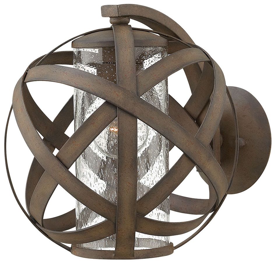 Image Hinkley Carson 10 1/2"H Vintage Iron Outdoor Wall Light