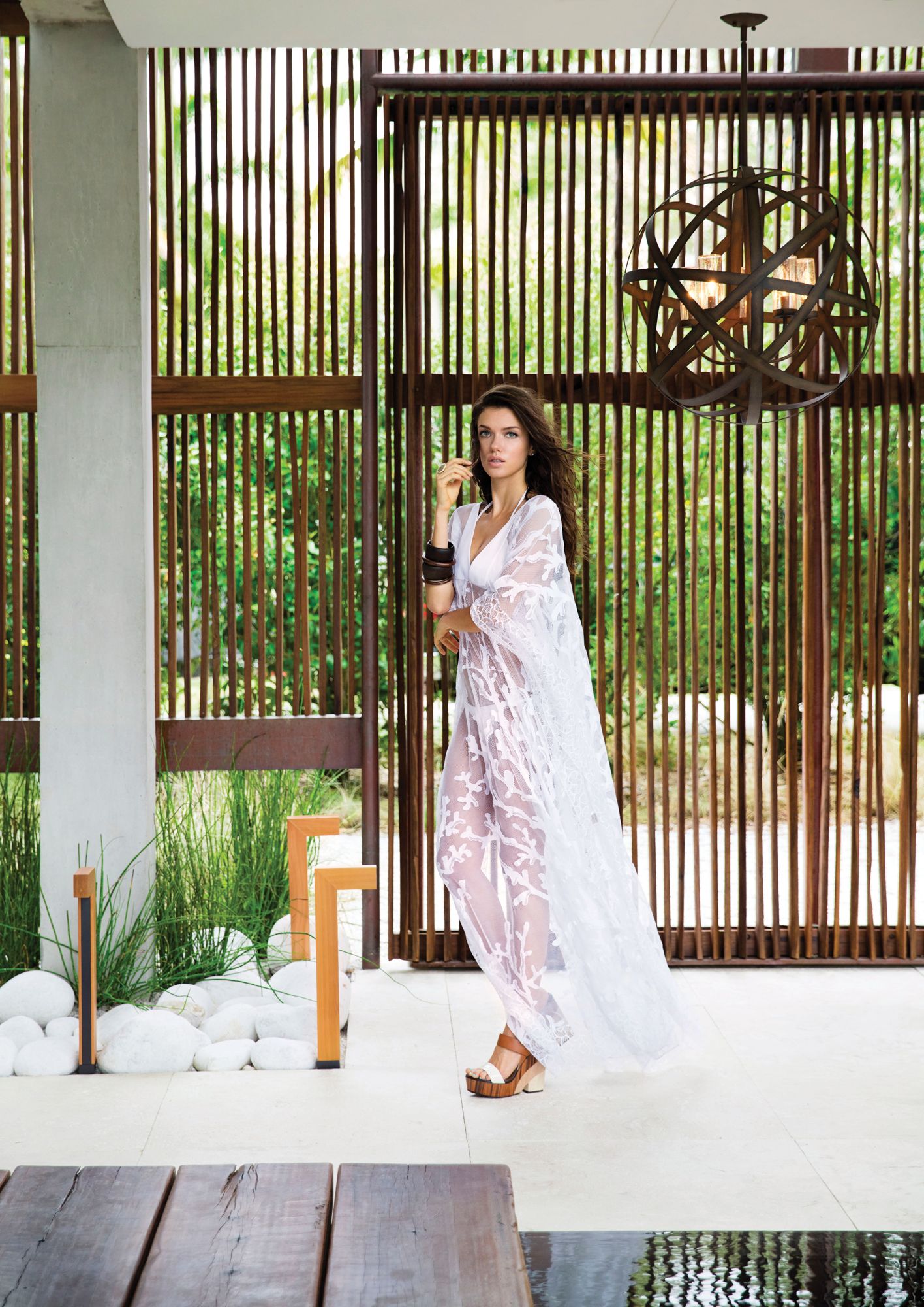 Hinkley Carson 26 1/2" Wide Vintage Iron 5-Light LED Pendant