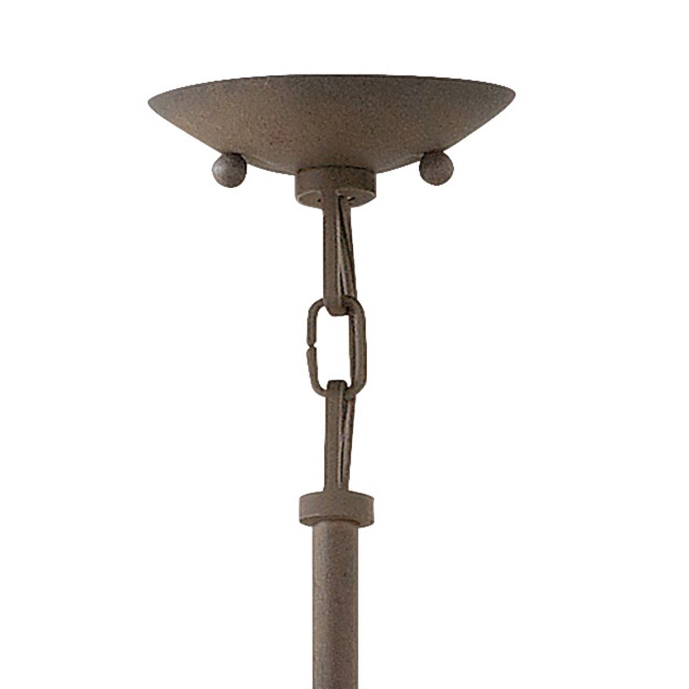 Hinkley Carson 26 1/2" Wide Vintage Iron 5-Light LED Pendant