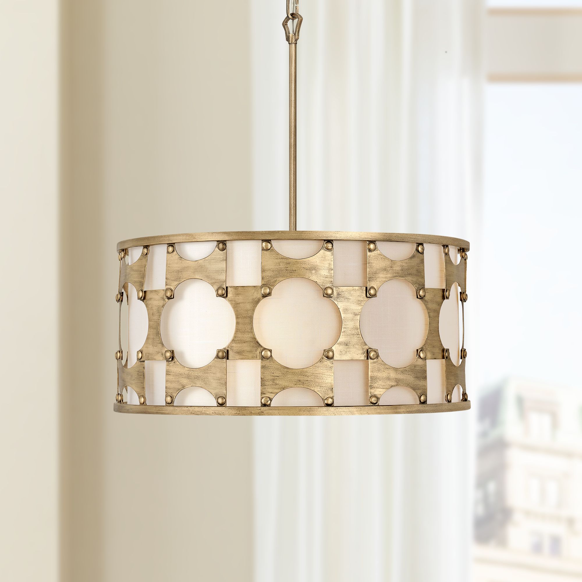 hinkley drum chandelier