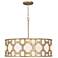 Hinkley Carter 28 1/2" Wide Burnished Gold Drum Chandelier