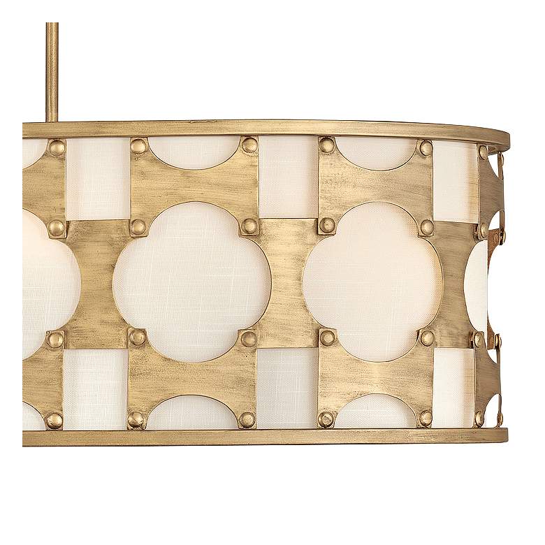 Image 3 Hinkley Carter 37" Wide Burnished Gold Kitchen Island Light Pendant more views