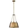 2_Hinkley Cartwright 15 1/2" Wide Rustic Brass Drum Pendant Chandelier more views