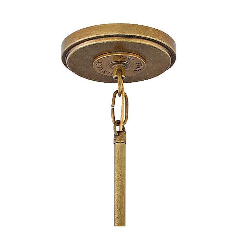 Image 4 Hinkley Cartwright 19 1/2 inch Wide Rustic Brass Pendant Light more views