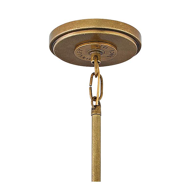 Image 4 Hinkley Cartwright 19 1/2" Wide Rustic Brass Pendant Light more views
