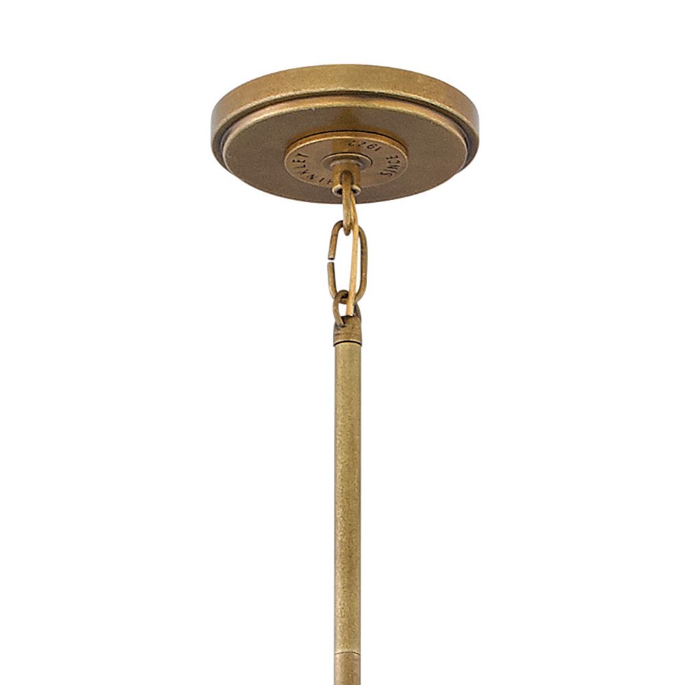 Image 7 Hinkley Cartwright 19 1/2" Wide Rustic Brass Pendant Light more views