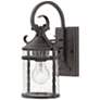 1_Hinkley Casa 13" High Traditional Olde Black Outdoor Wall Light