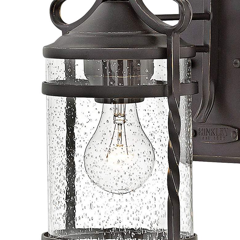 Image 2 Hinkley Casa 13" High Traditional Olde Black Outdoor Wall Light more views