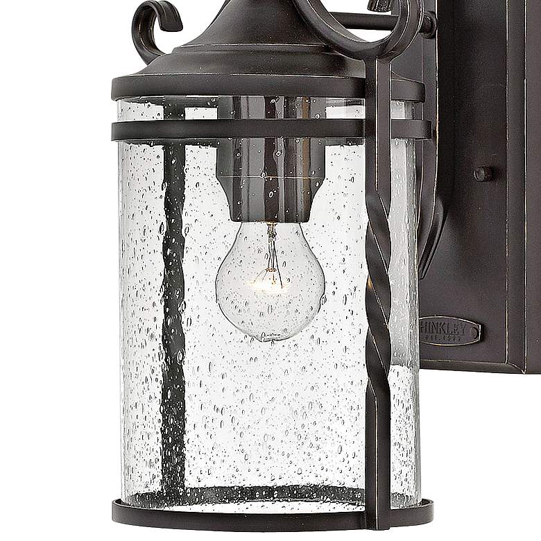 Image 3 Hinkley Casa 17 1/2" High Olde Black Outdoor Wall Light more views