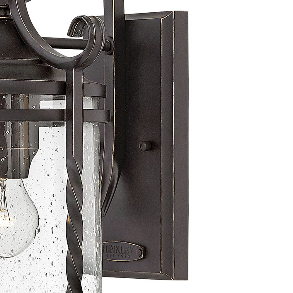 Image 6 Hinkley Casa 17 1/2" High Olde Black Outdoor Wall Light more views