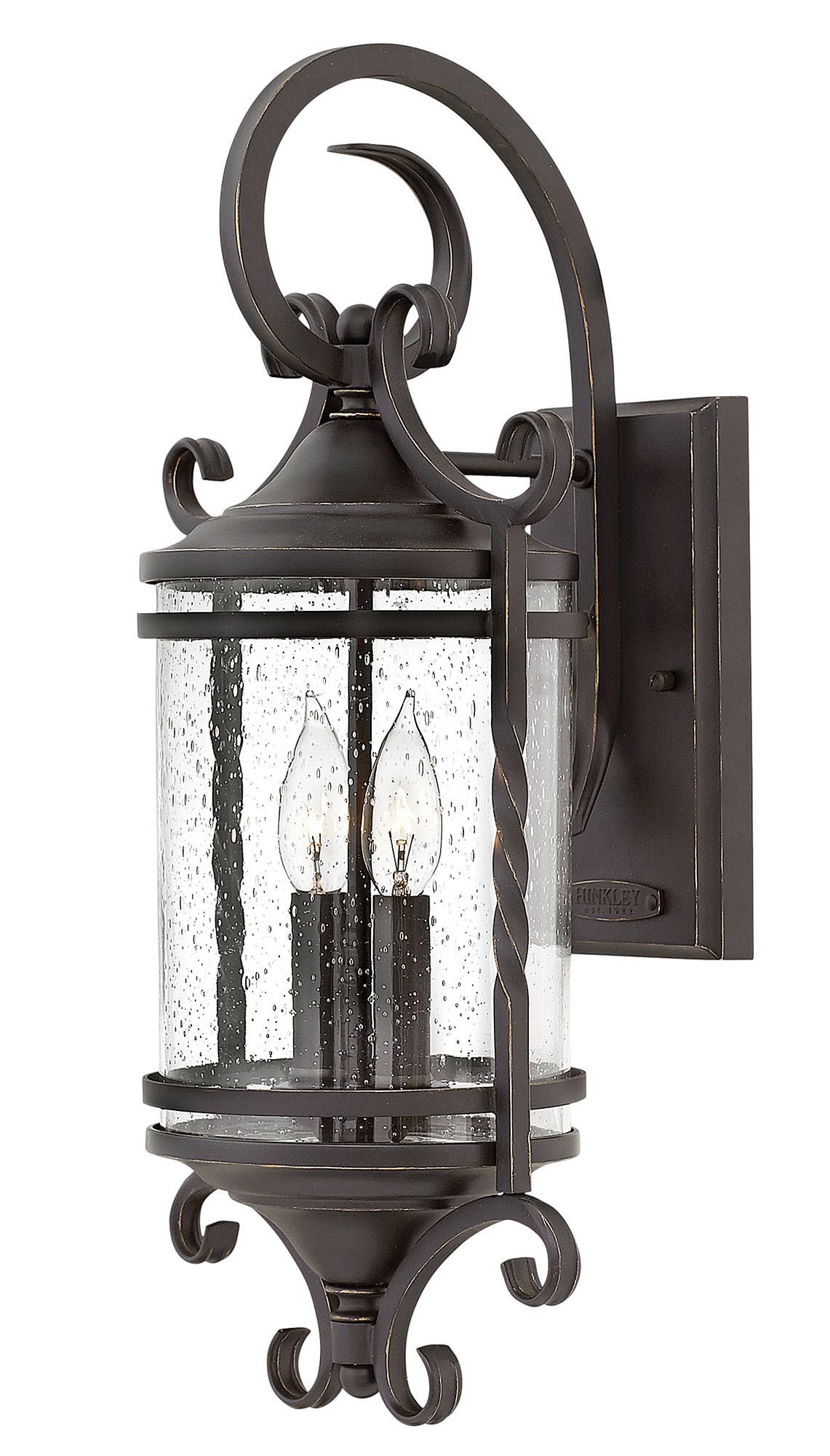 Image 2 Hinkley Casa 21 1/2" High Olde Black Traditional Outdoor Wall Light more views