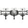 Hinkley Casa 22 3/4" Wide Olde Black 3-Light Bath Light
