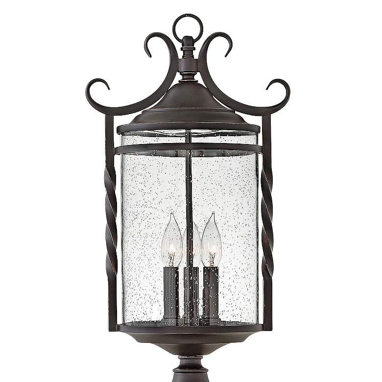 Image 2 Hinkley Casa 23 3/4" High Olde Black Outdoor Post Light more views