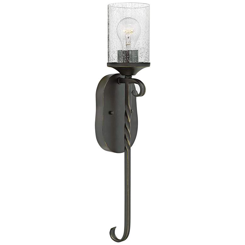 Image 2 Hinkley Casa 23 inch High Olde Black Wall Sconce