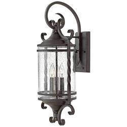 Hinkley Casa 26" High Traditional Olde Black Outdoor Wall Light