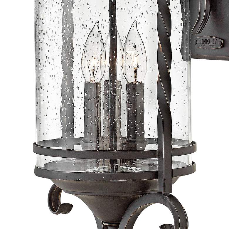 Image 3 Hinkley Casa 26" High Traditional Olde Black Outdoor Wall Light more views